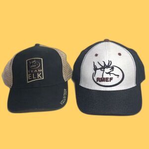 2 Rocky Mountain Elk Foundation caps, Committee and Volunteer NWOT